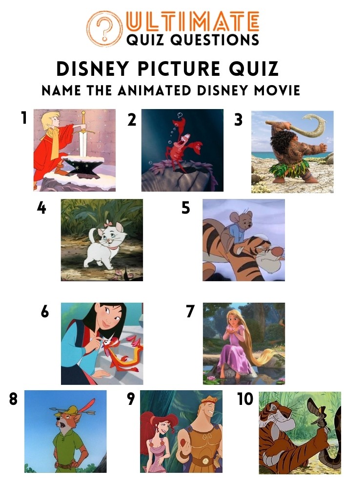 disney picture quiz