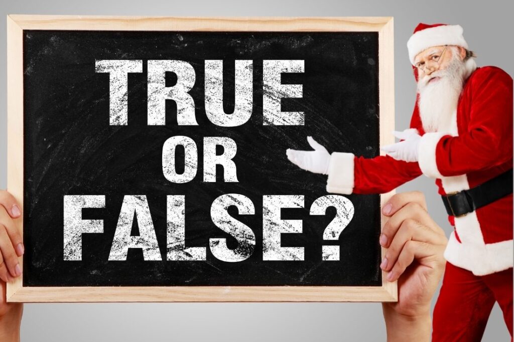 christmas true or false questions